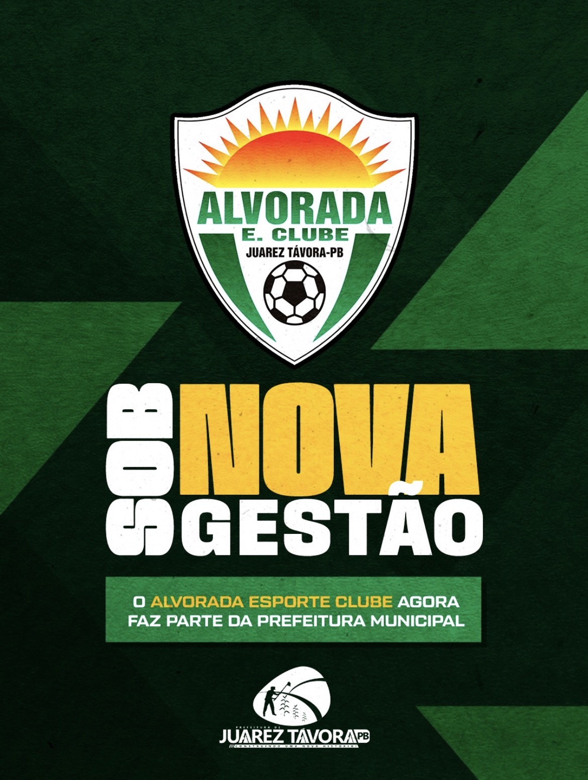 Alvorada inicia nova fase sob gestão da Prefeitura de Juarez Távora