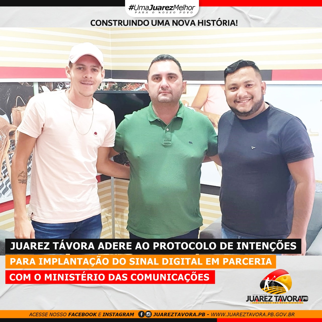SINAL DIGITAL: Juarez Távora adere ao protocolo de intenções para implantação no município