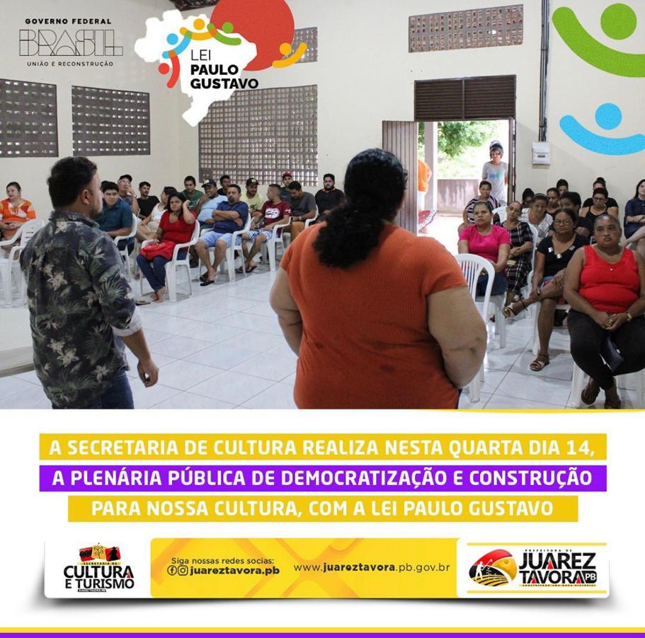Artistas de Juarez Távora se reúnem para discutir a Lei Paulo Gustavo