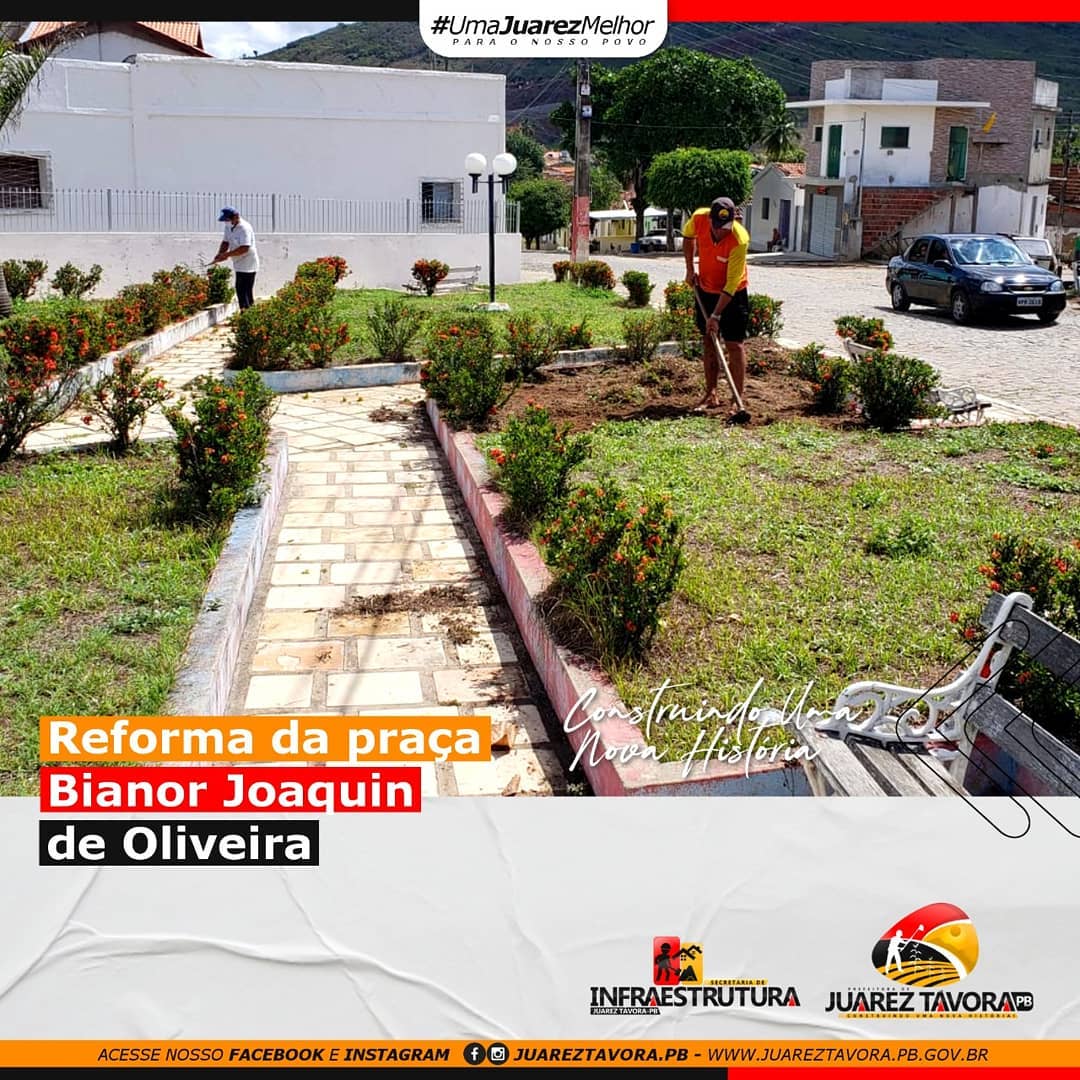 Reforma da praça Bianor Joaquin de Oliveira